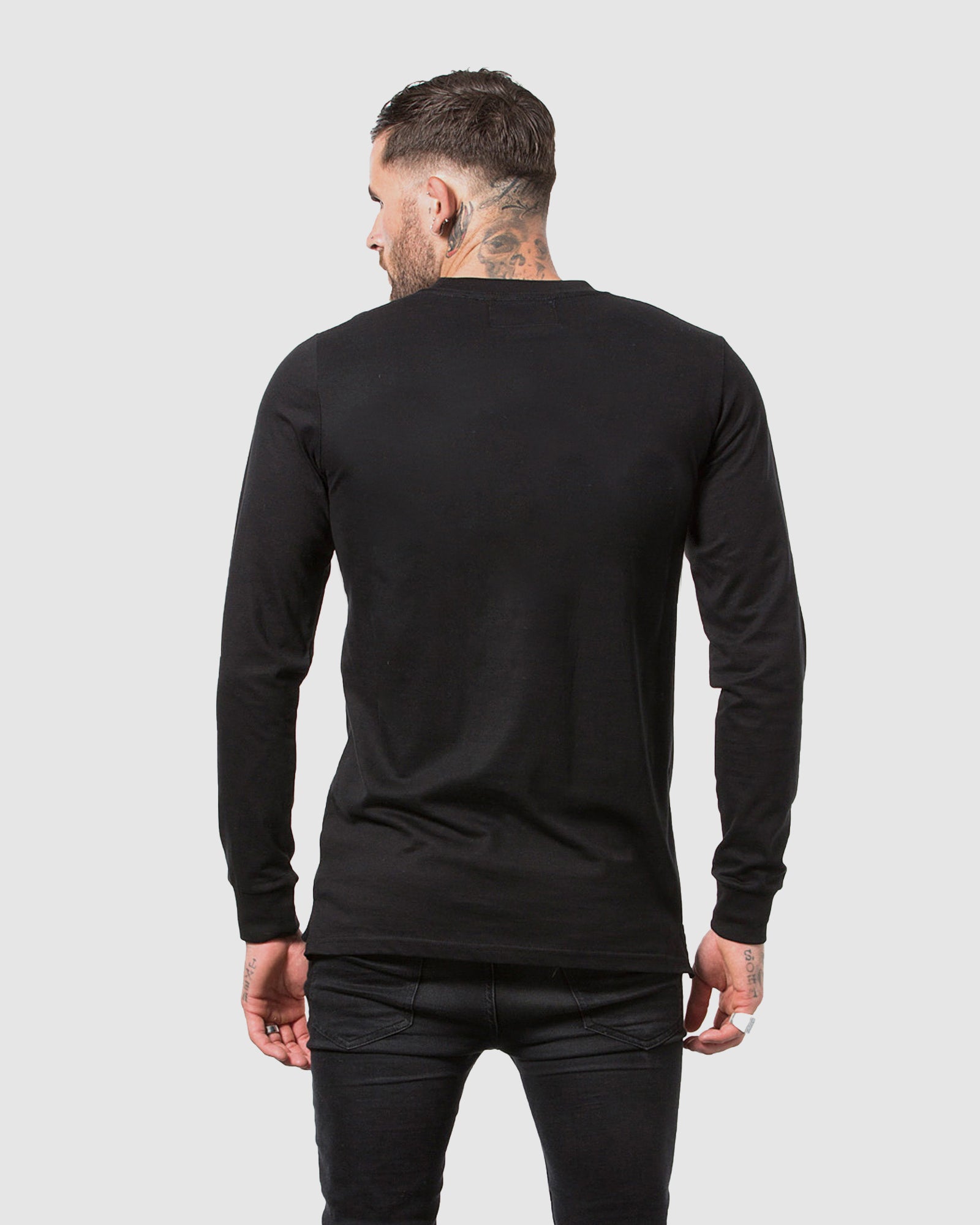 Anchor Embroidery Long Sleeve Tee