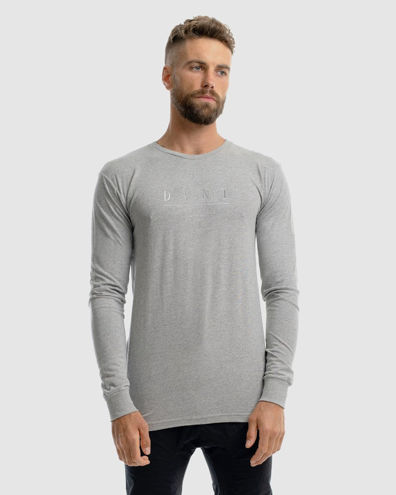 Deluxe Mono Embroidery Long Sleeve Tee