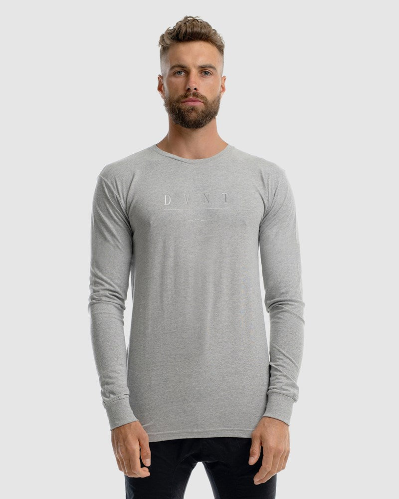 Deluxe Mono Embroidery Long Sleeve Tee