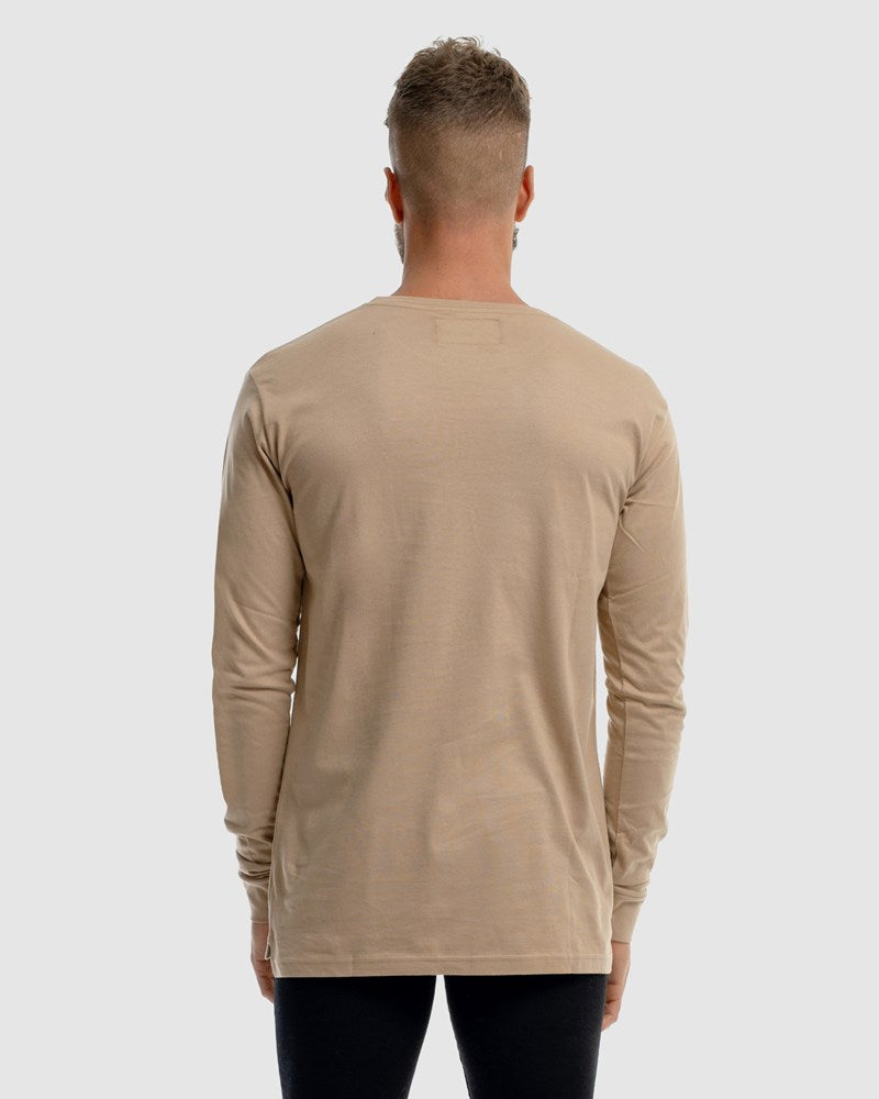 Classic Mono Embroidery Long Sleeve Tee