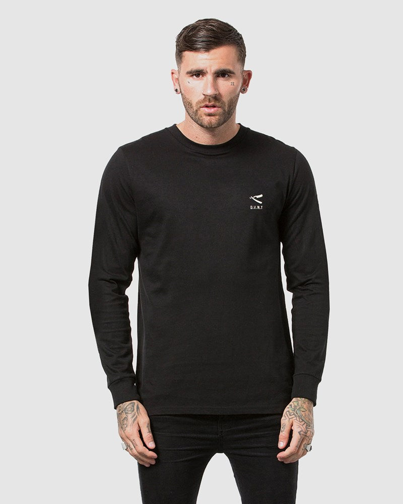 Cut Throat Embroidery Long Sleeve Tee