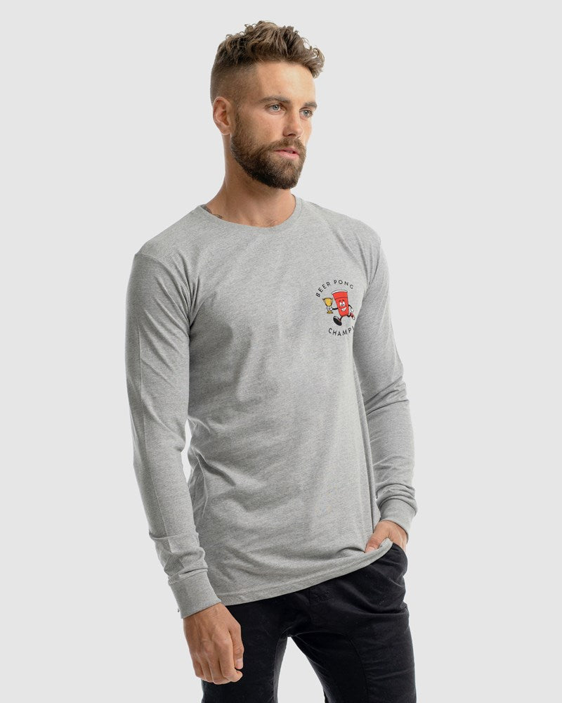 Beer Pong Long Sleeve Tee