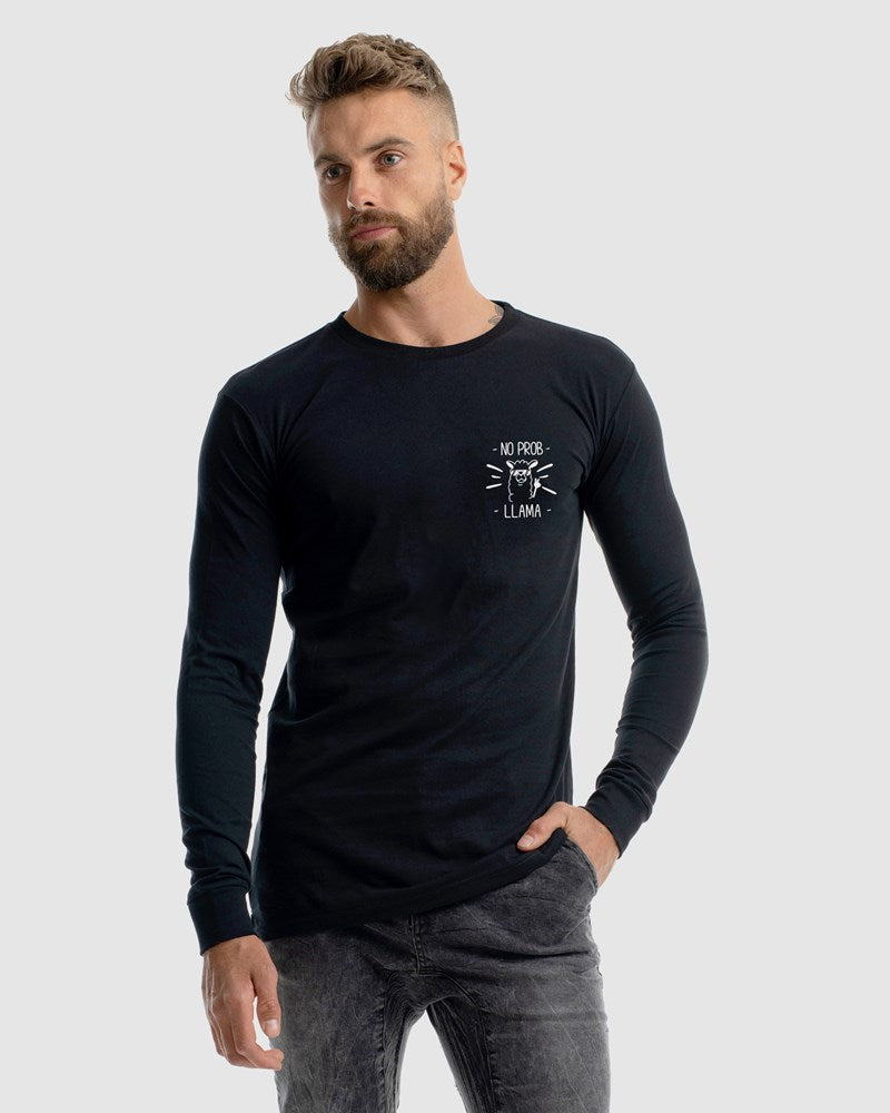 No Prob-Llama Long Sleeve Tee