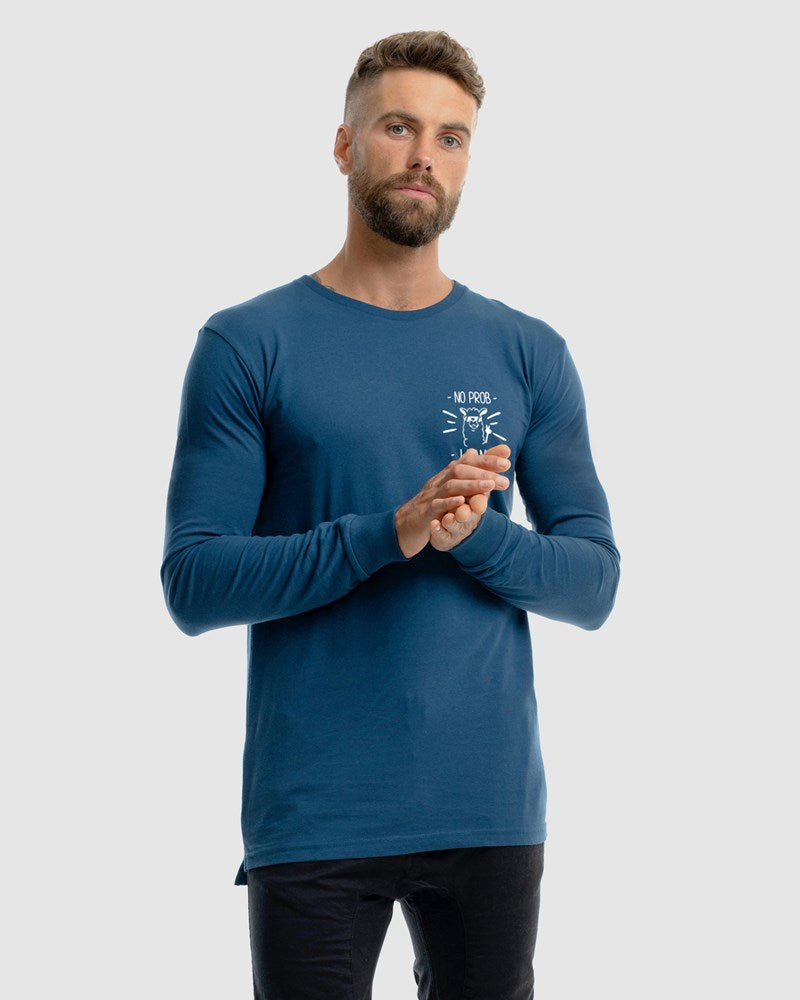 No Prob-Llama Long Sleeve Tee