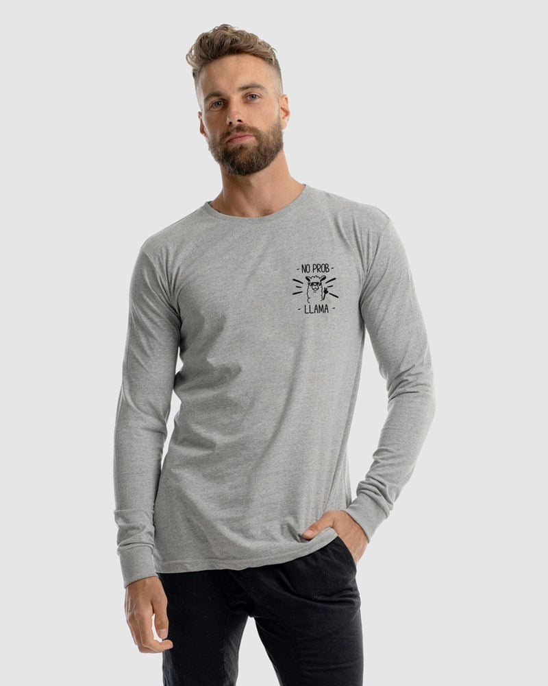 No Prob-Llama Long Sleeve Tee