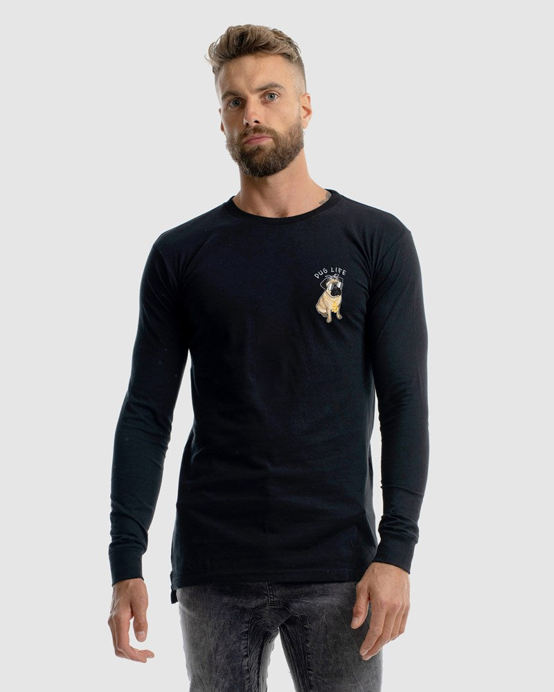 Pug Life Long Sleeve Tee