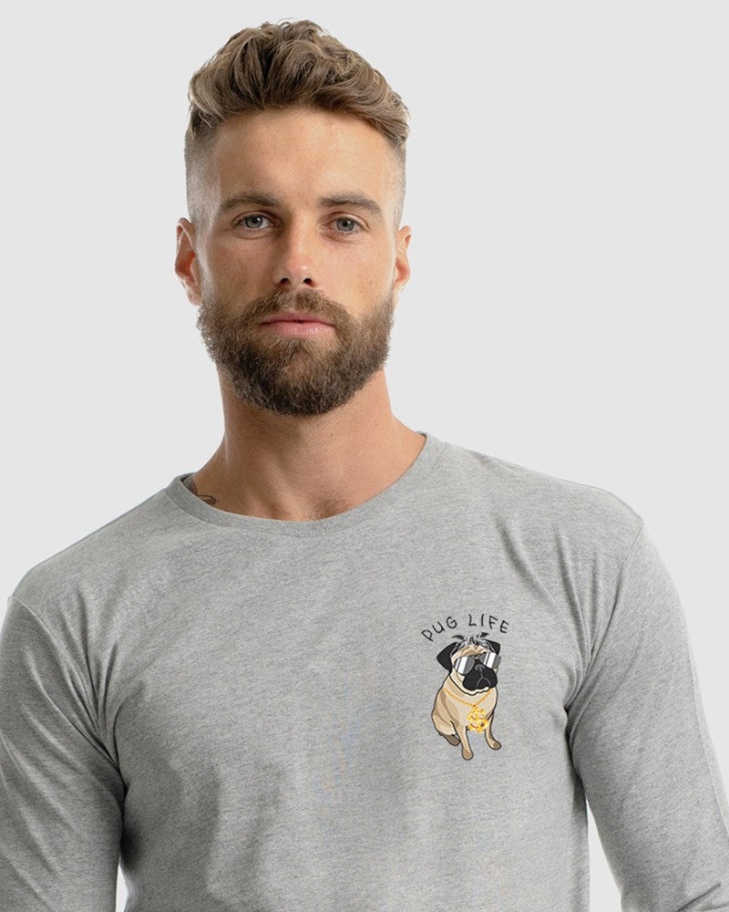 Pug Life Long Sleeve Tee