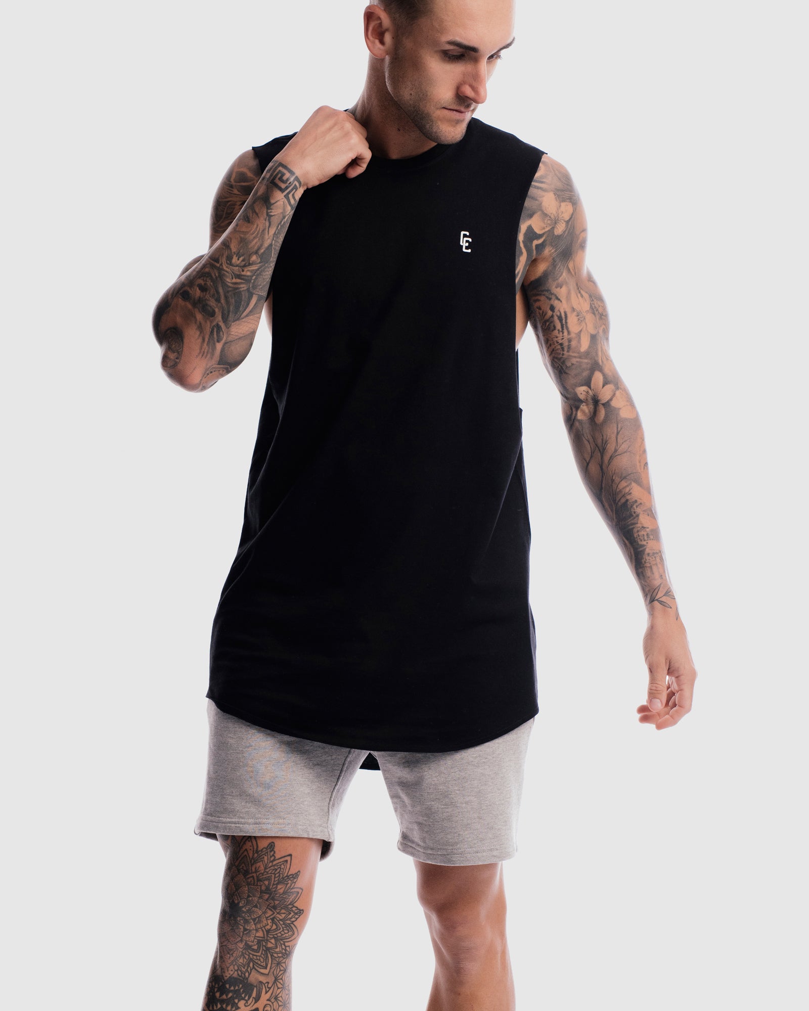 Cypher Rise Curved Hem Tank