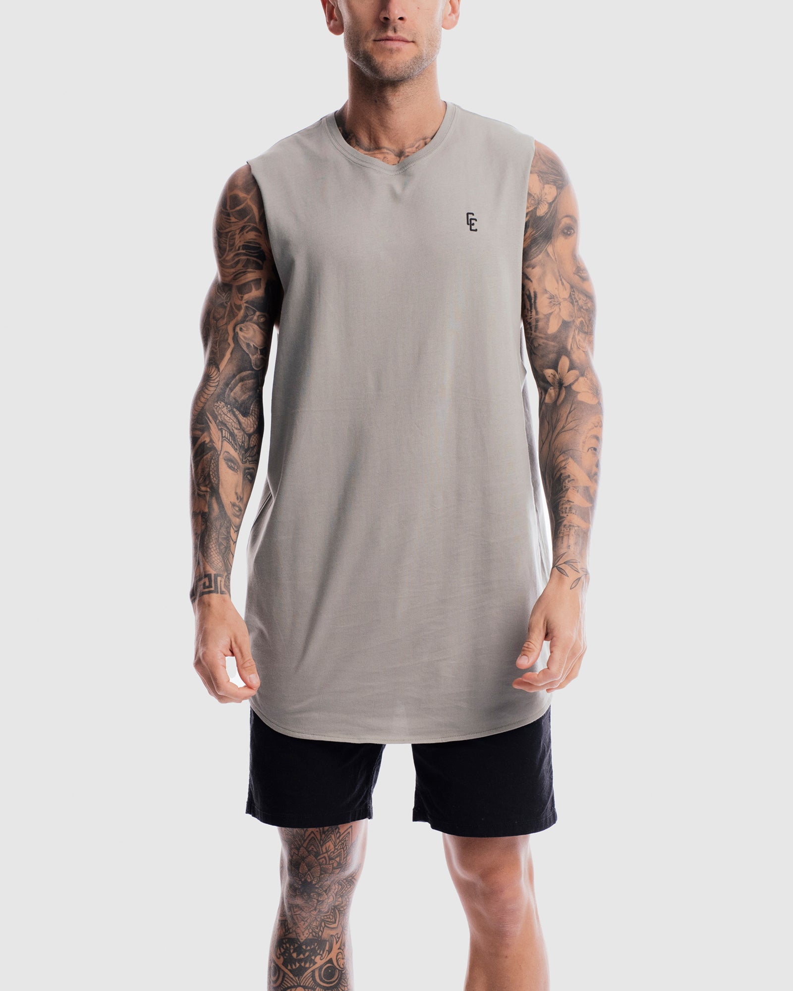 Cypher Rise Curved Hem Tank