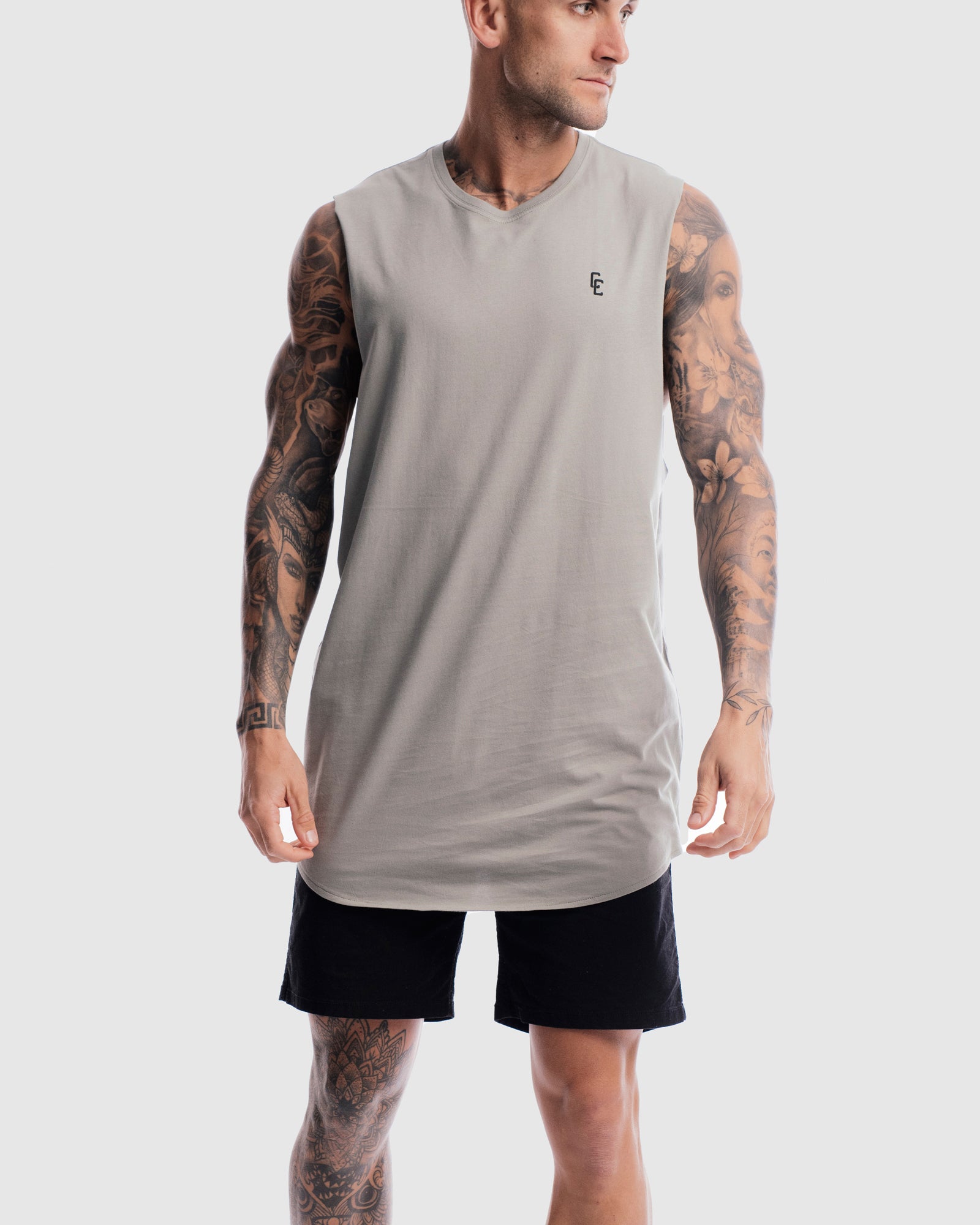 Cypher Rise Curved Hem Tank