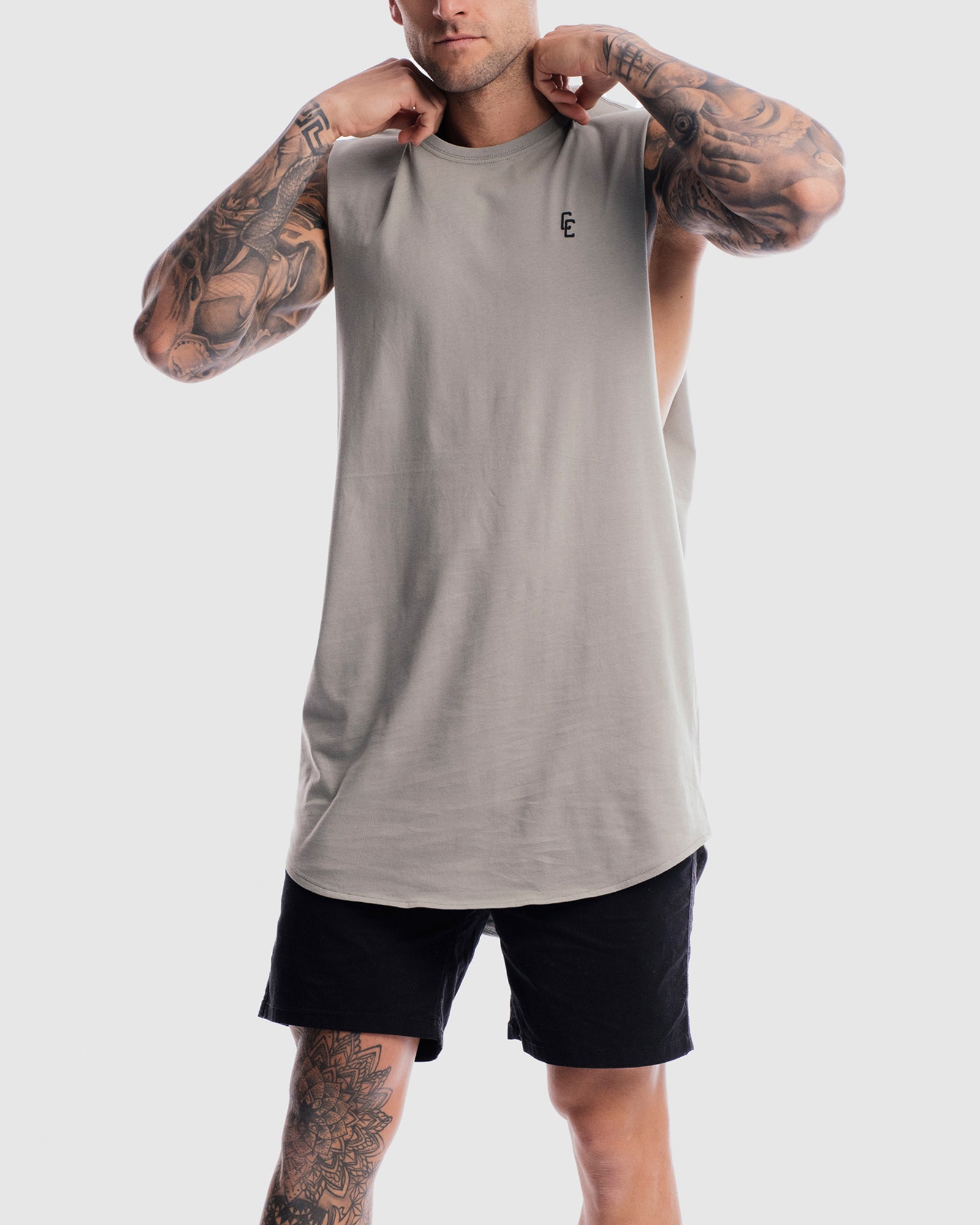 Cypher Rise Curved Hem Tank