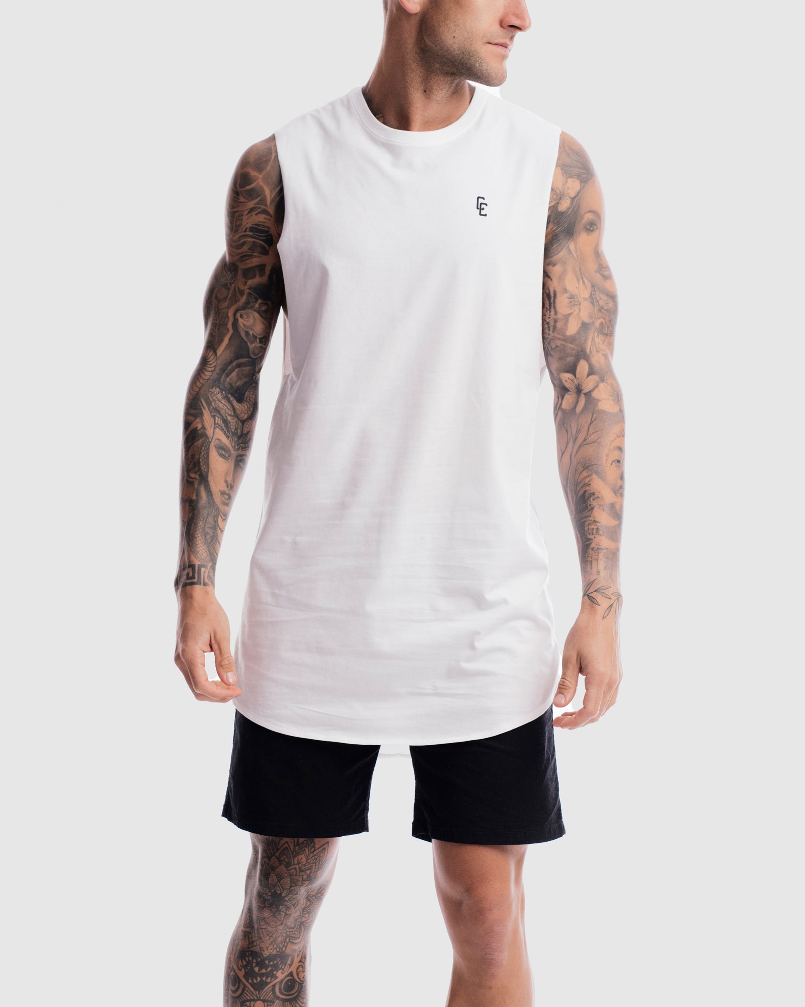 Cypher Rise Curved Hem Tank