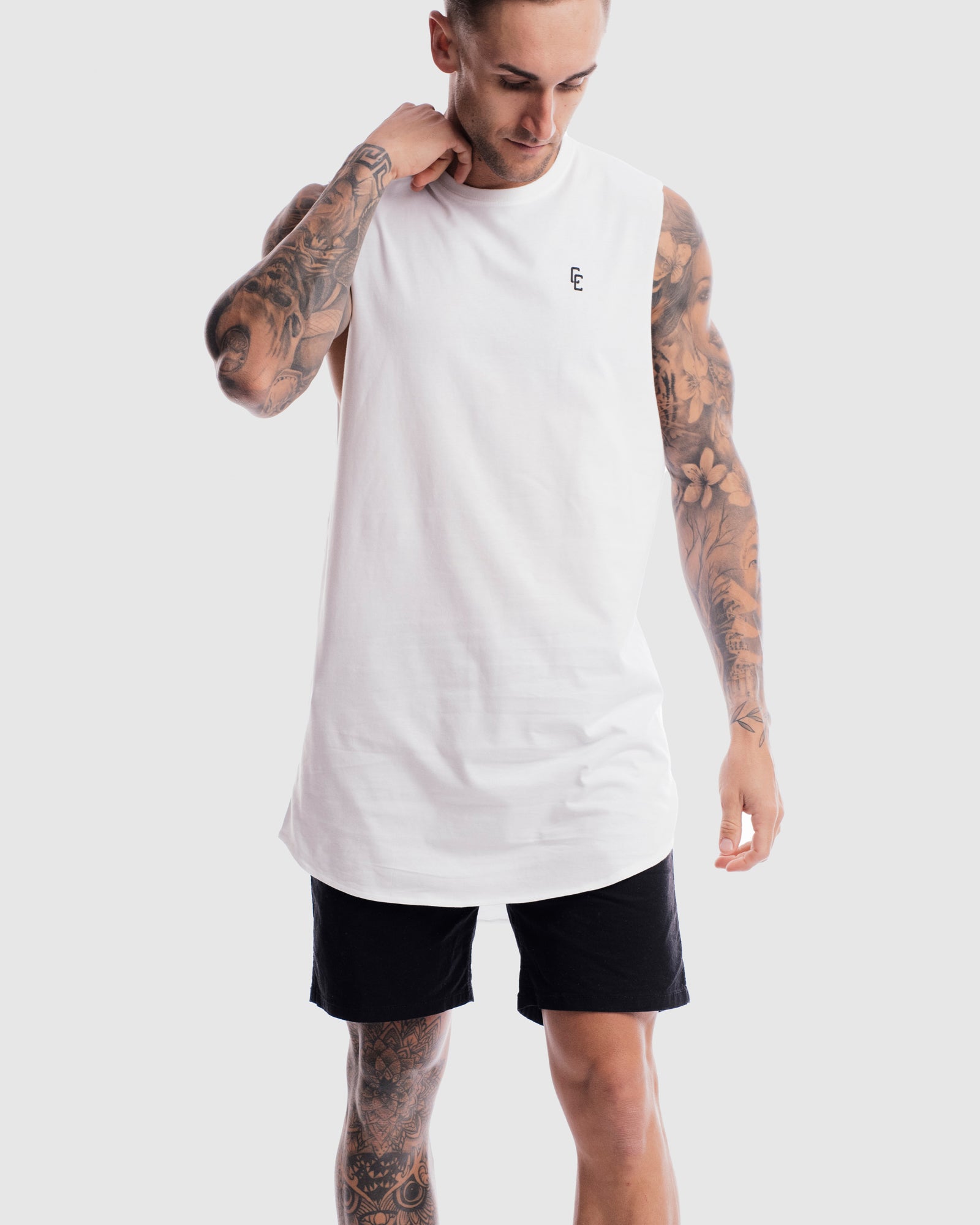 Cypher Rise Curved Hem Tank