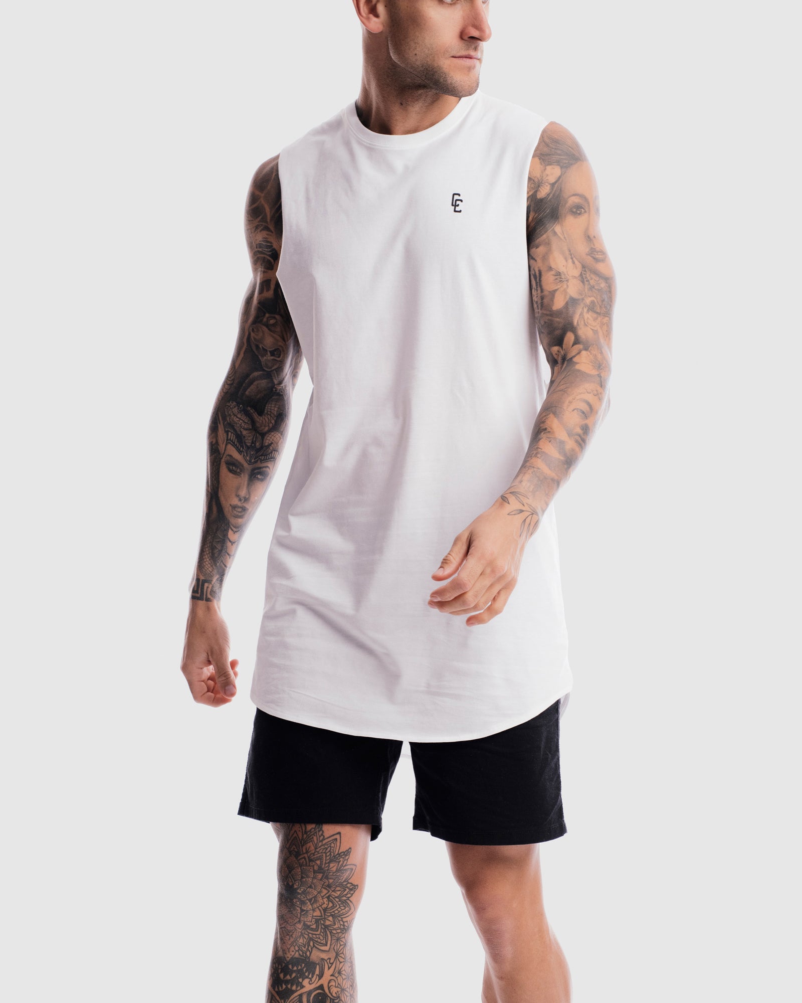 Cypher Rise Curved Hem Tank