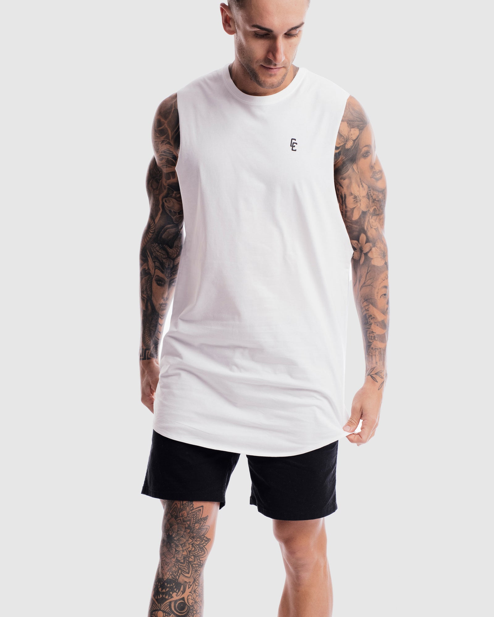 Cypher Rise Curved Hem Tank