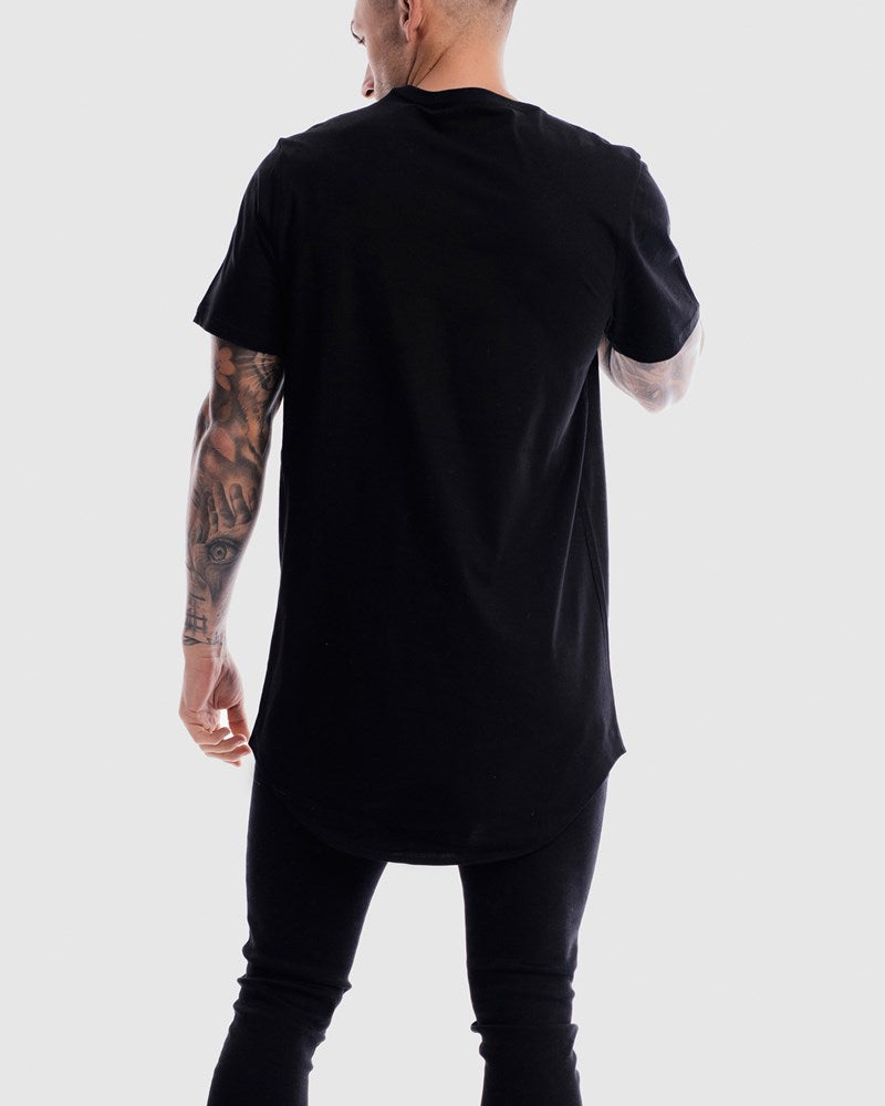 Blackout Curved Hem Tee