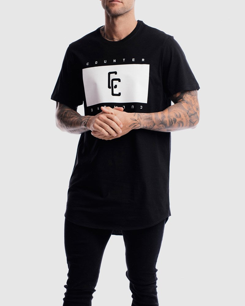 Blackout Curved Hem Tee