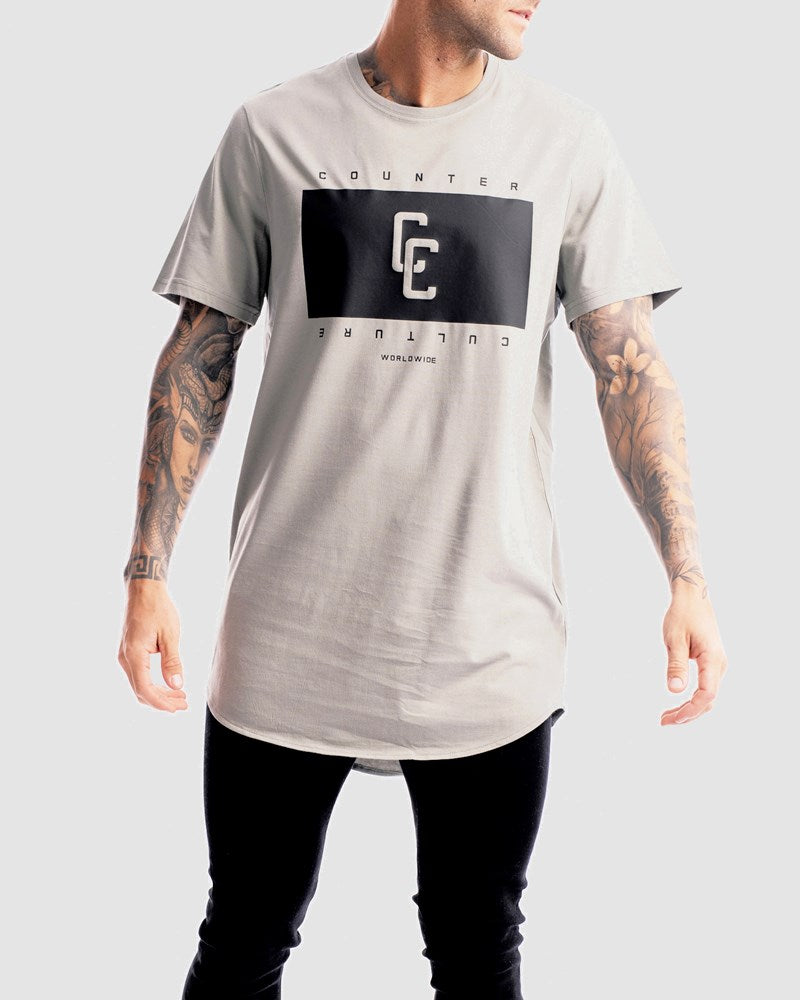 Blackout Curved Hem Tee