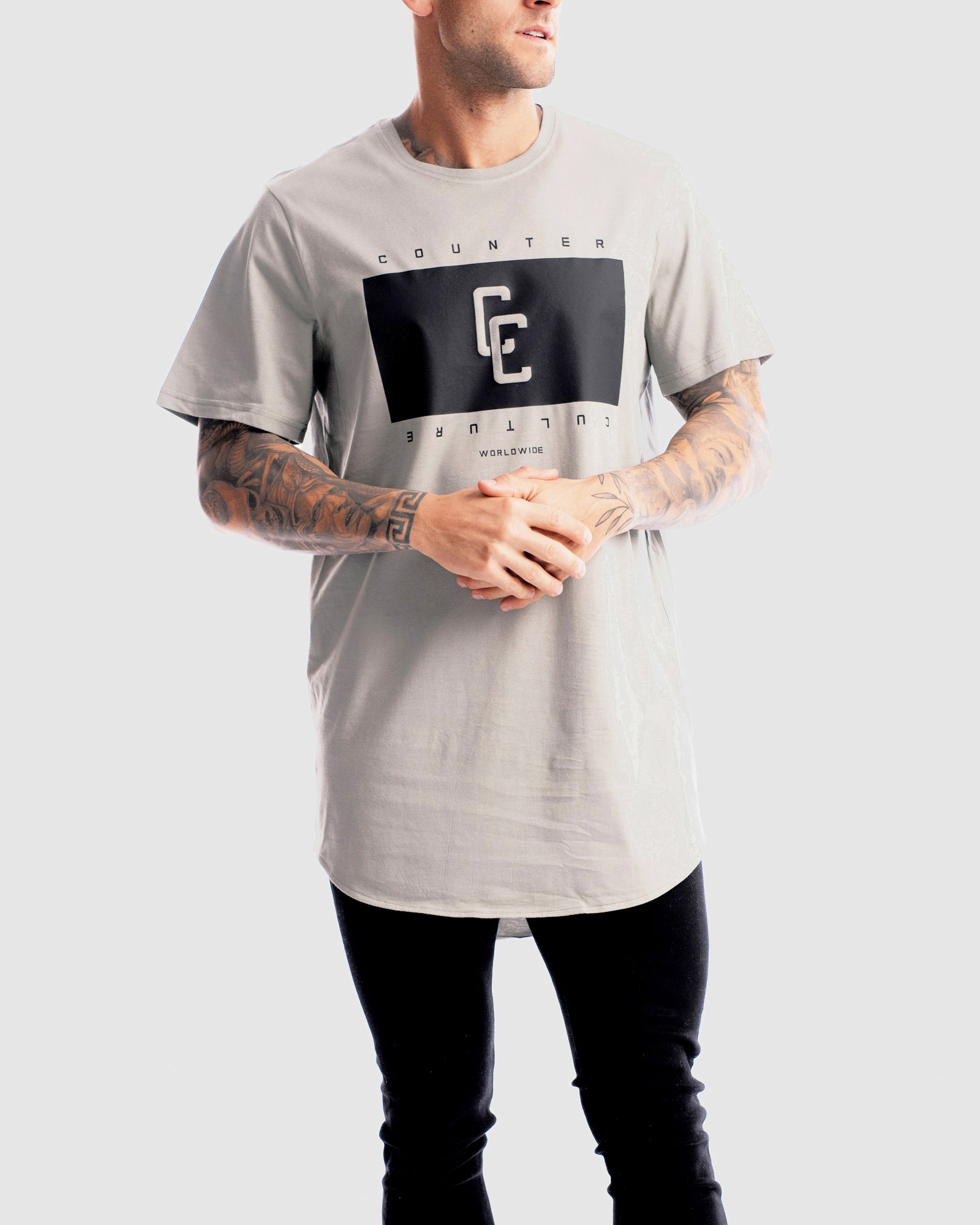 Blackout Curved Hem Tee