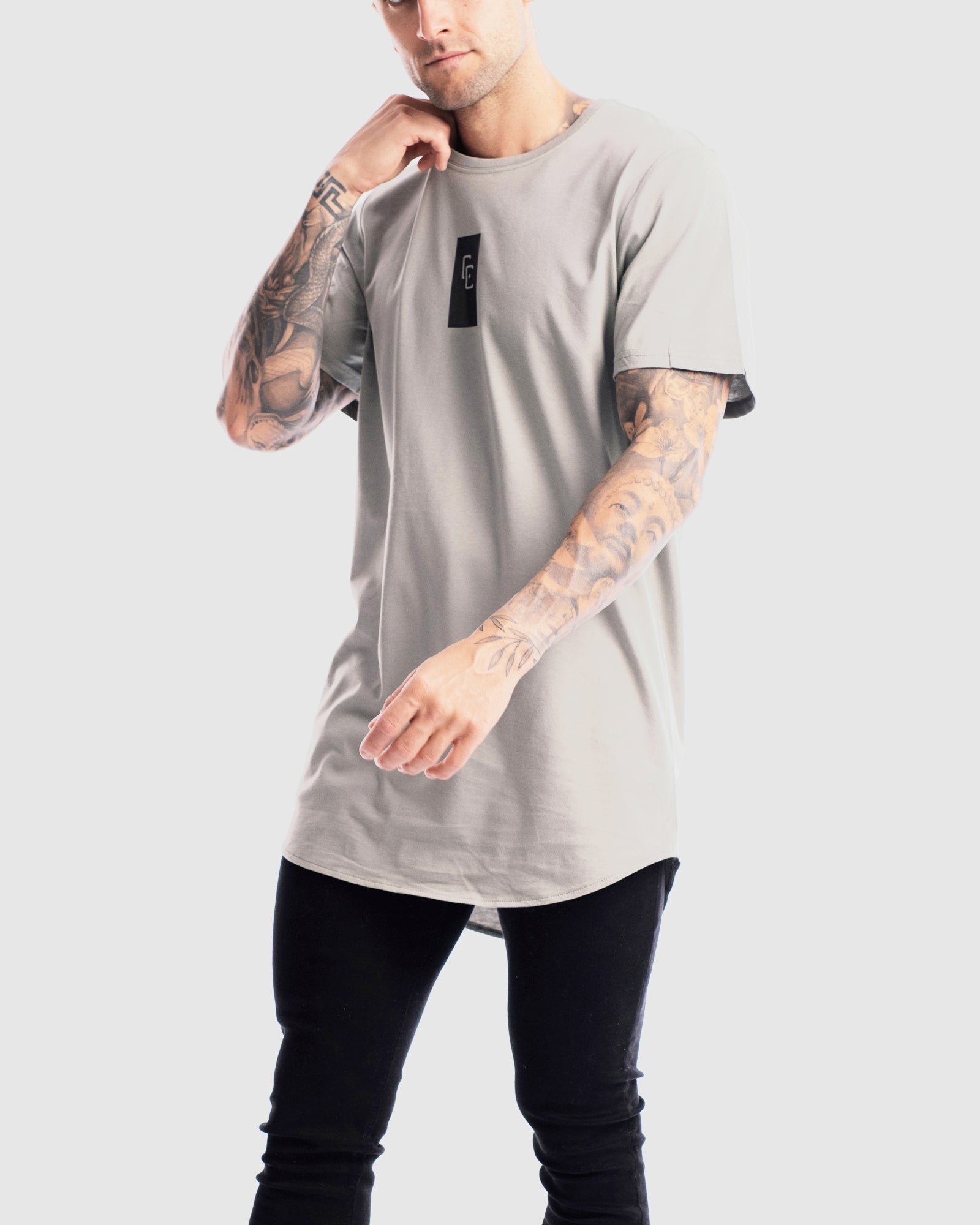 Runway Curved Hem Tee