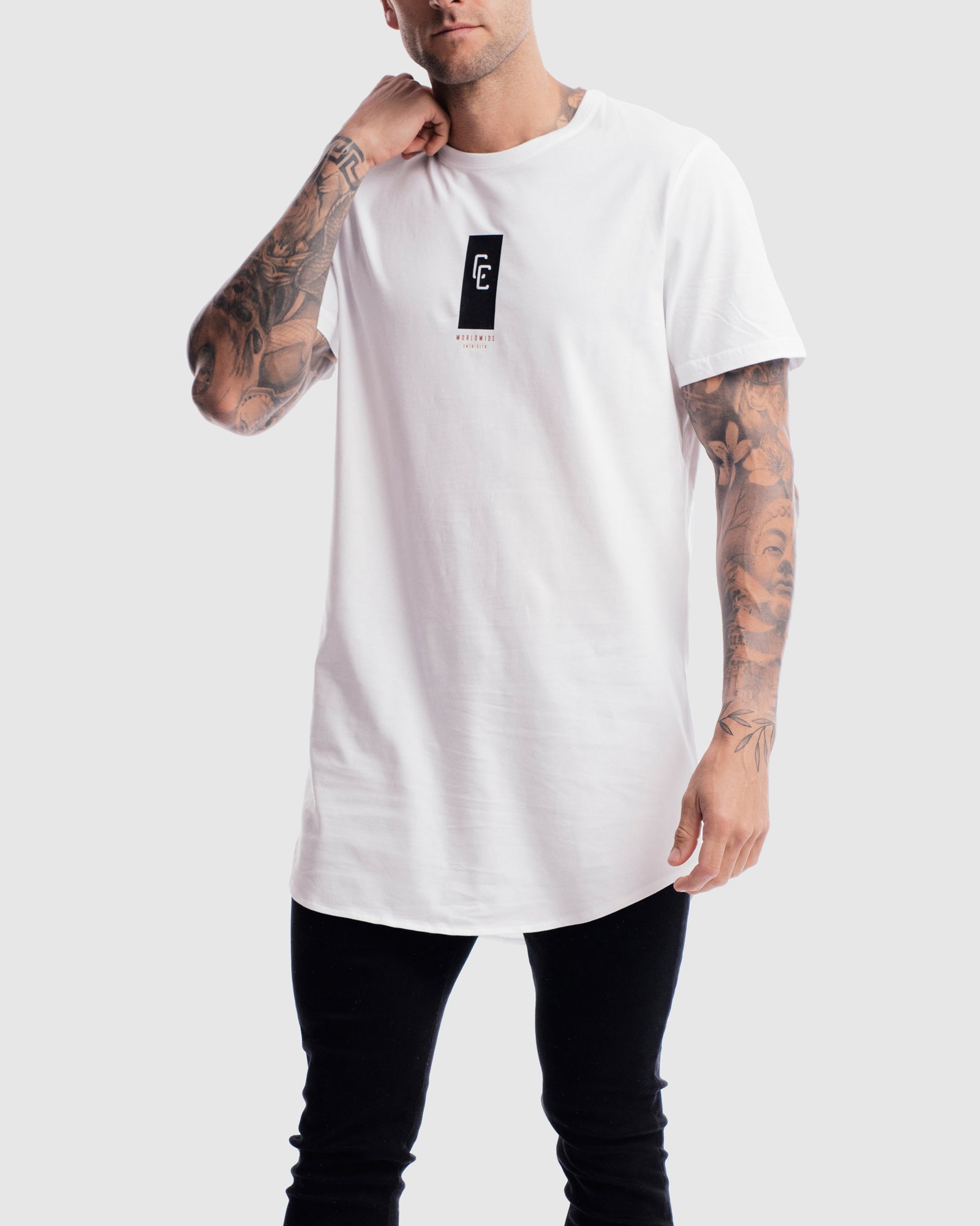 Runway Curved Hem Tee