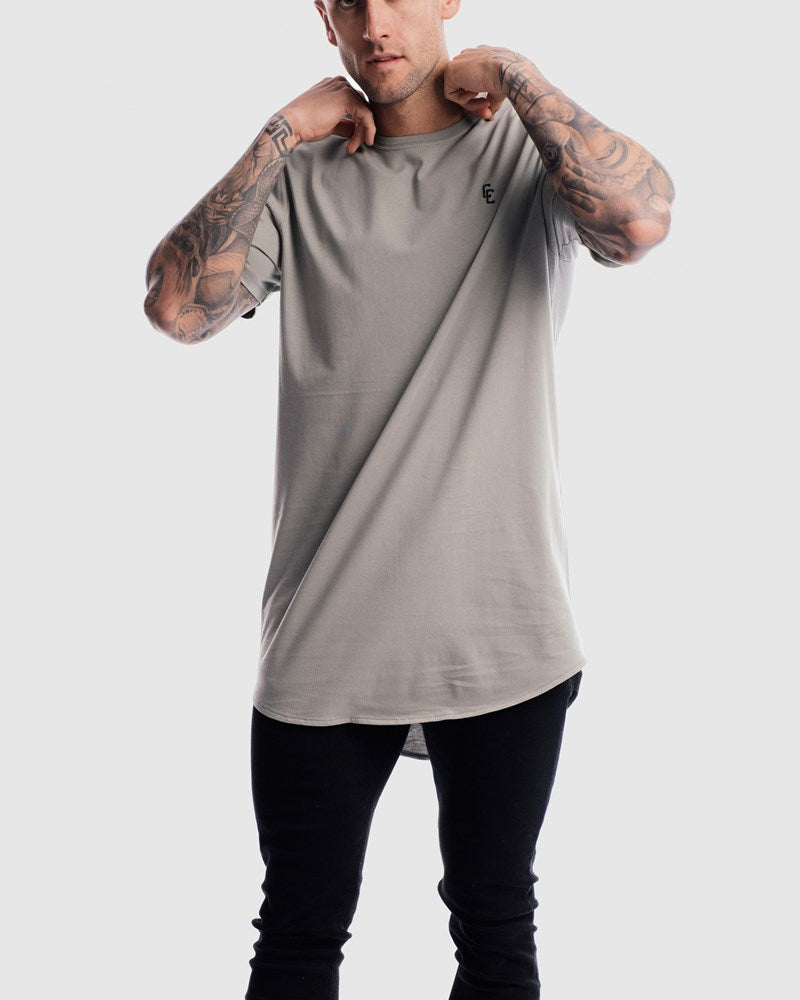 Cypher Rise Curved Hem Tee