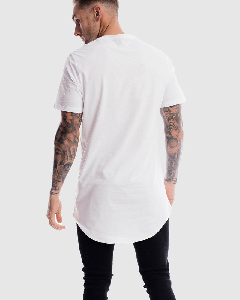 Cypher Rise Curved Hem Tee