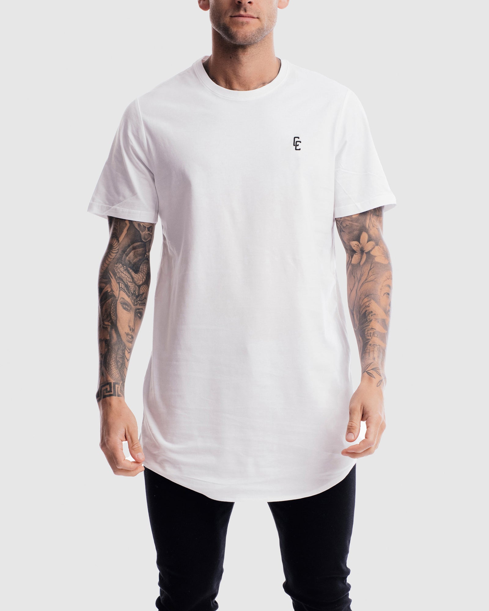 Cypher Rise Curved Hem Tee