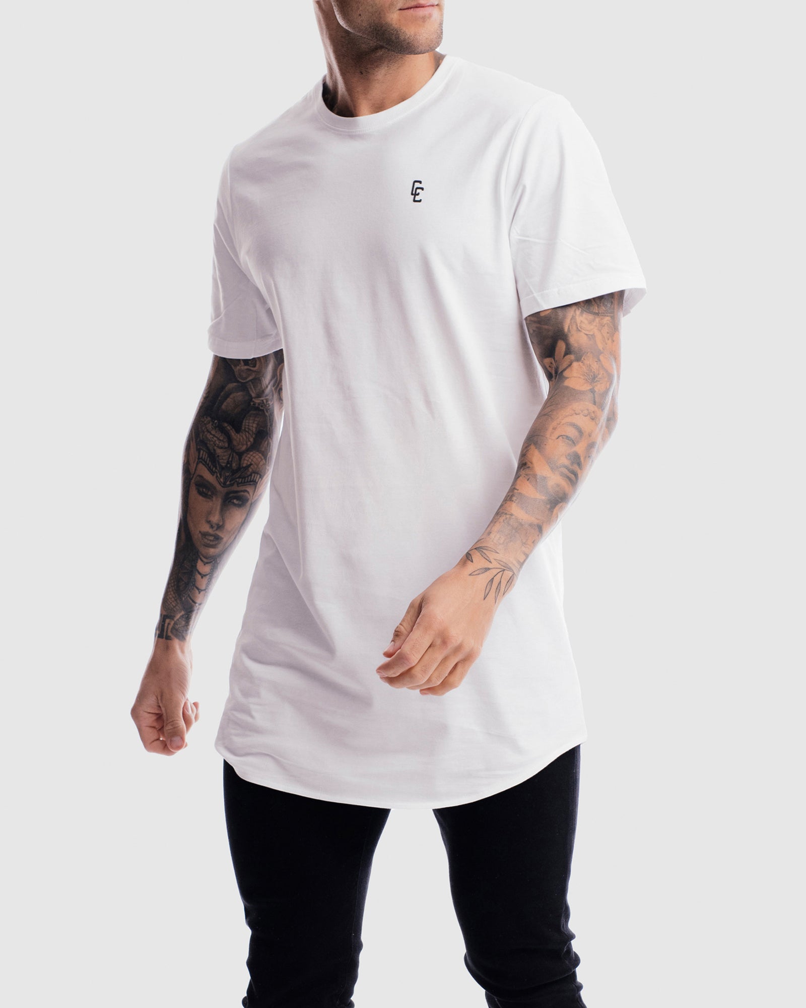 Cypher Rise Curved Hem Tee