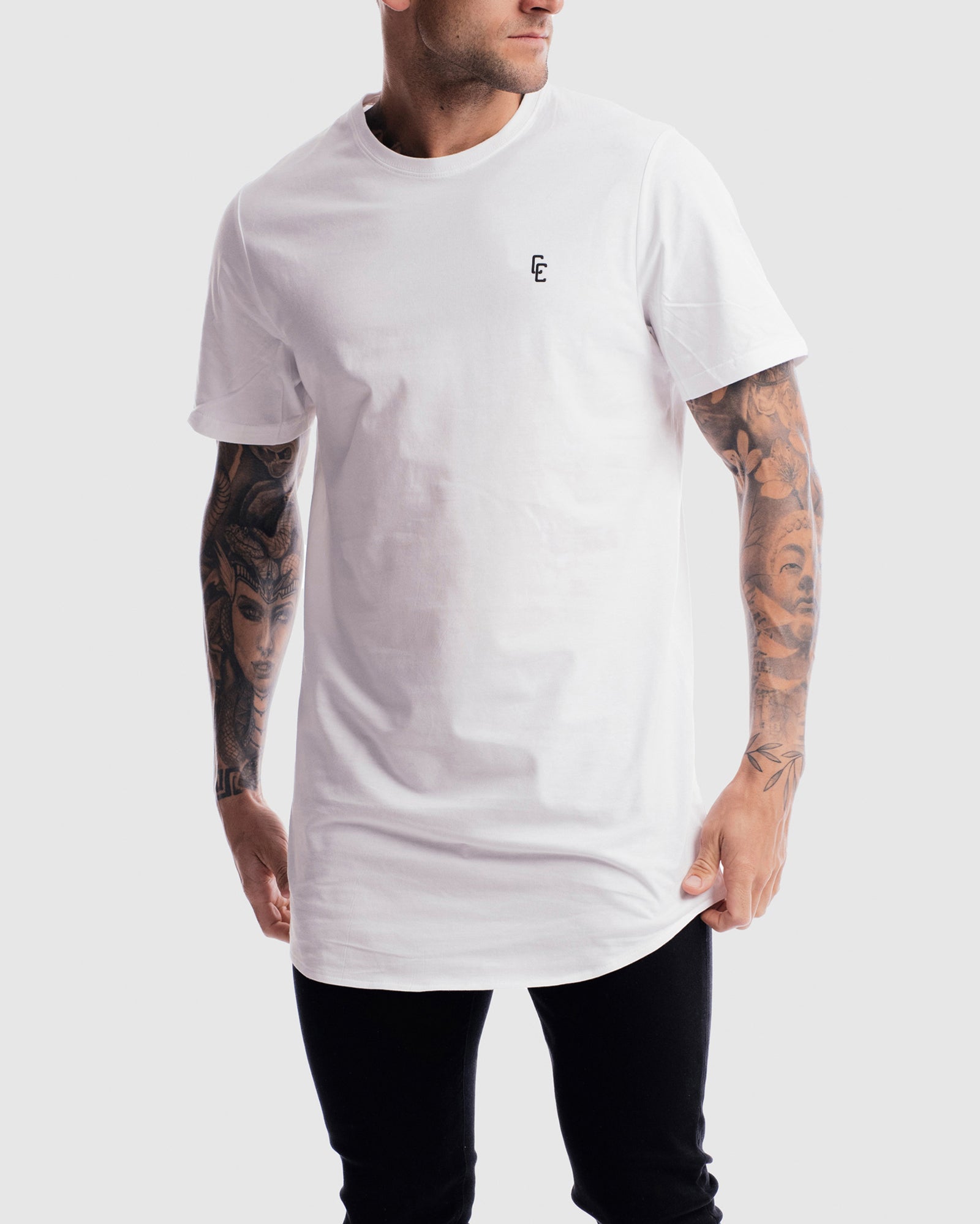 Cypher Rise Curved Hem Tee