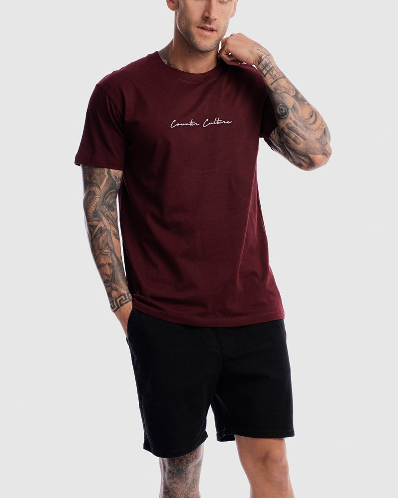 Autograph Embroidery Tee
