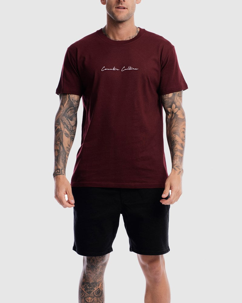 Autograph Embroidery Tee