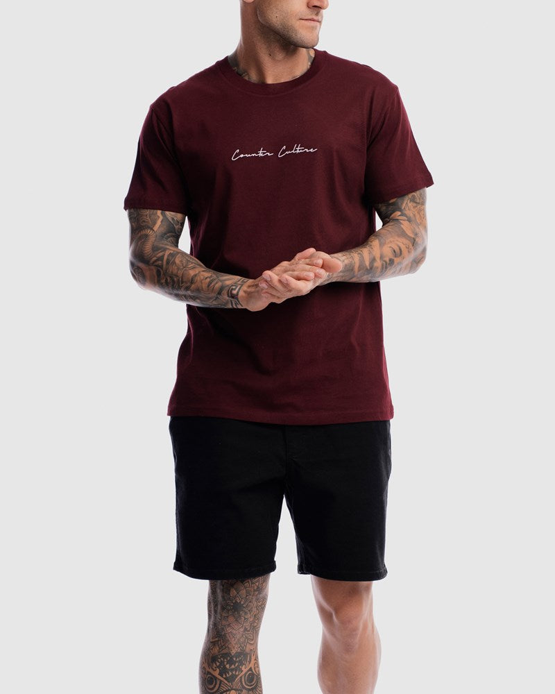 Autograph Embroidery Tee