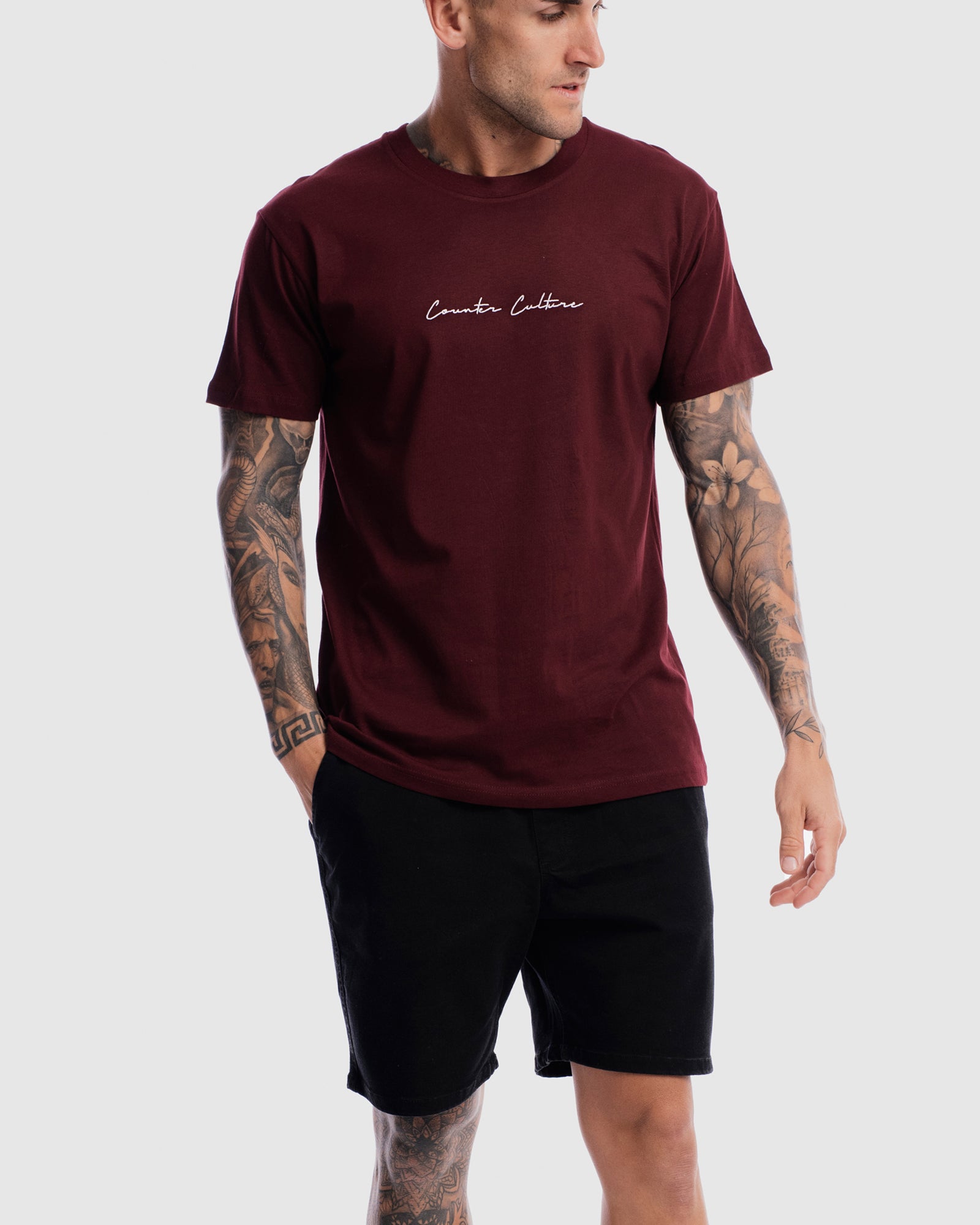 Autograph Embroidery Tee