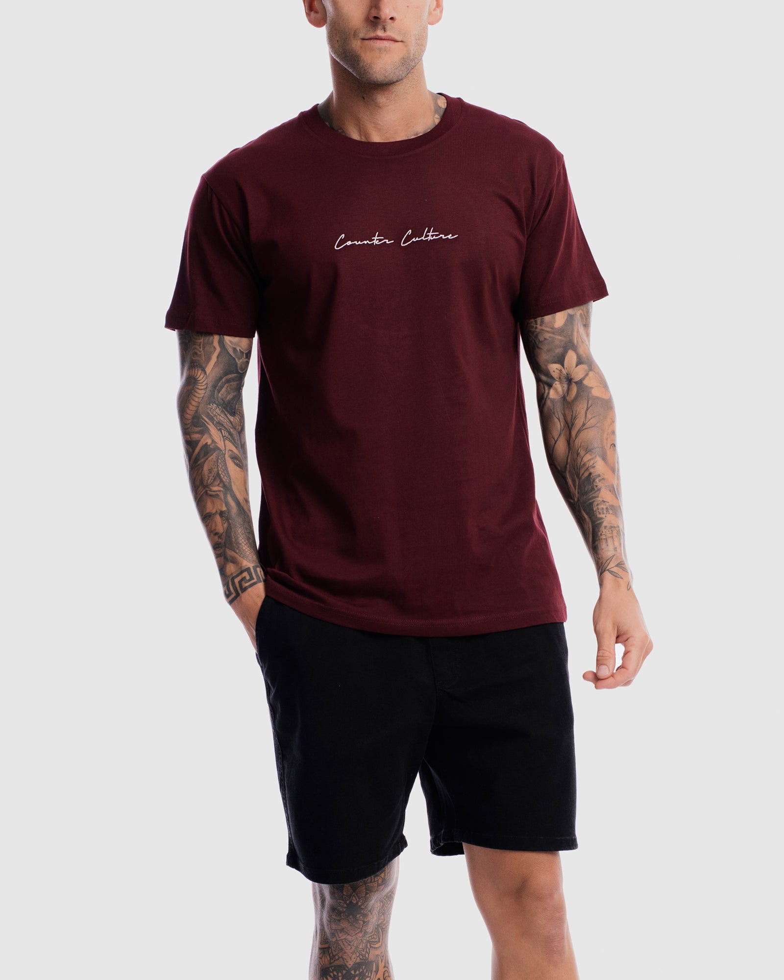 Autograph Embroidery Tee
