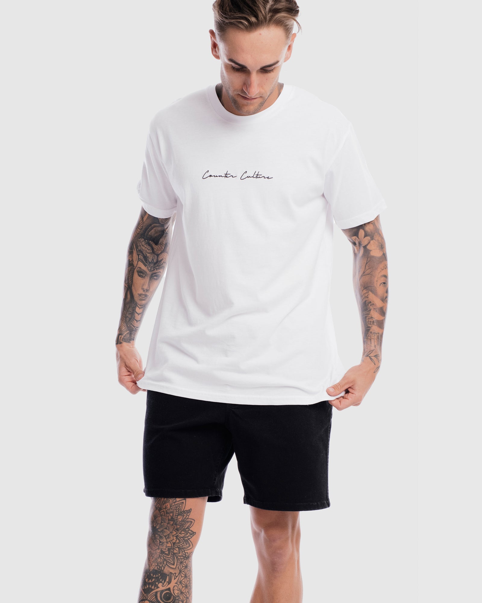 Autograph Embroidery Tee