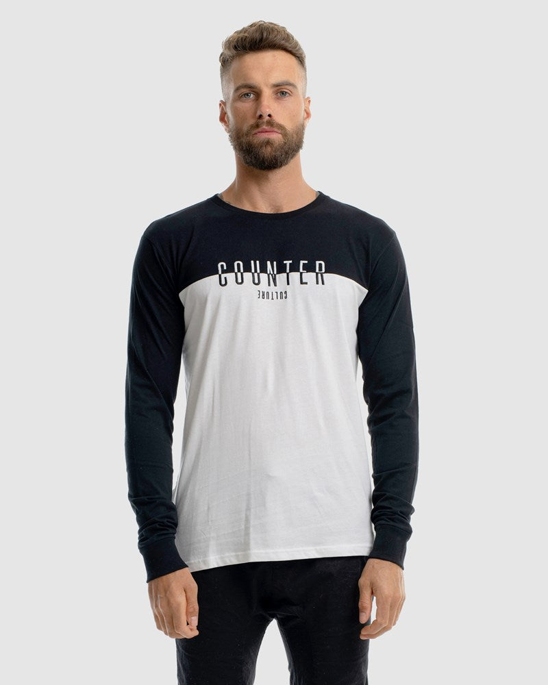 Contrast Long Sleeve Tee
