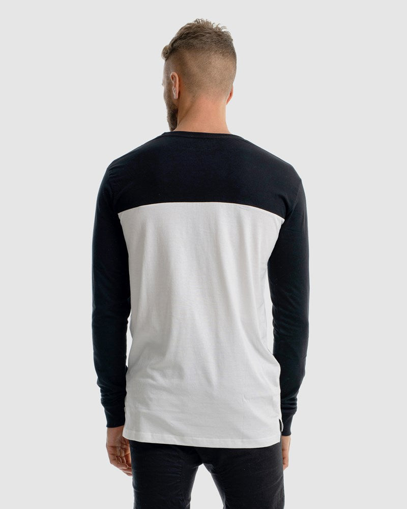 Contrast Long Sleeve Tee