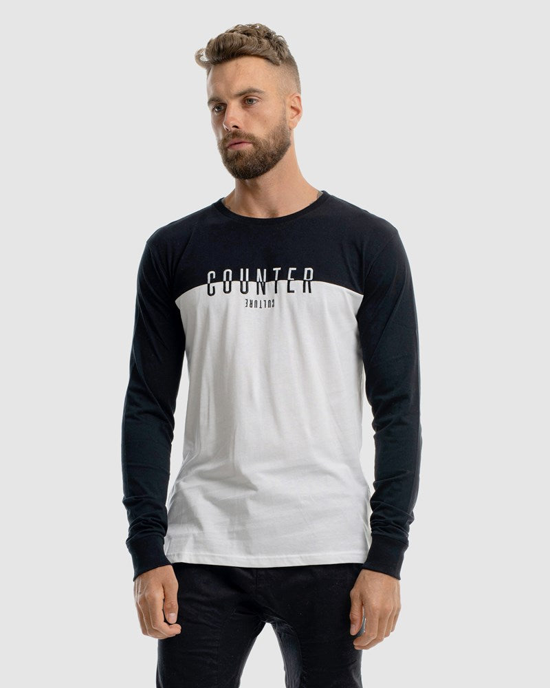 Contrast Long Sleeve Tee