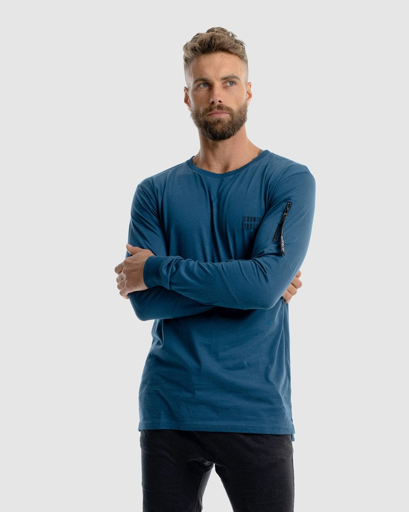 Graphite Long Sleeve Tee