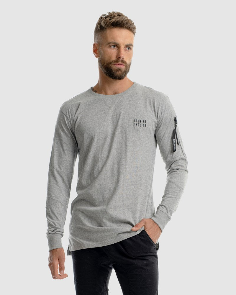 Graphite Long Sleeve Tee