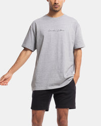Autograph Embroidery Oversize Tee