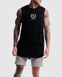 Garland Imprint Curved Hem Tank