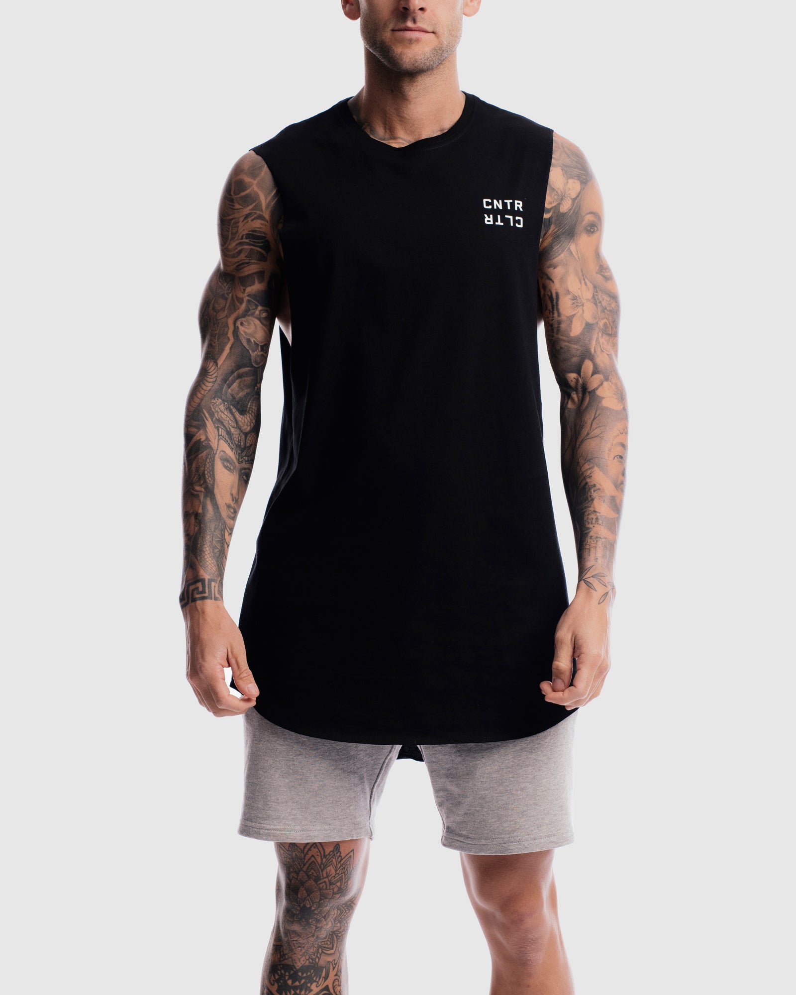 Geo Curved Hem Tank