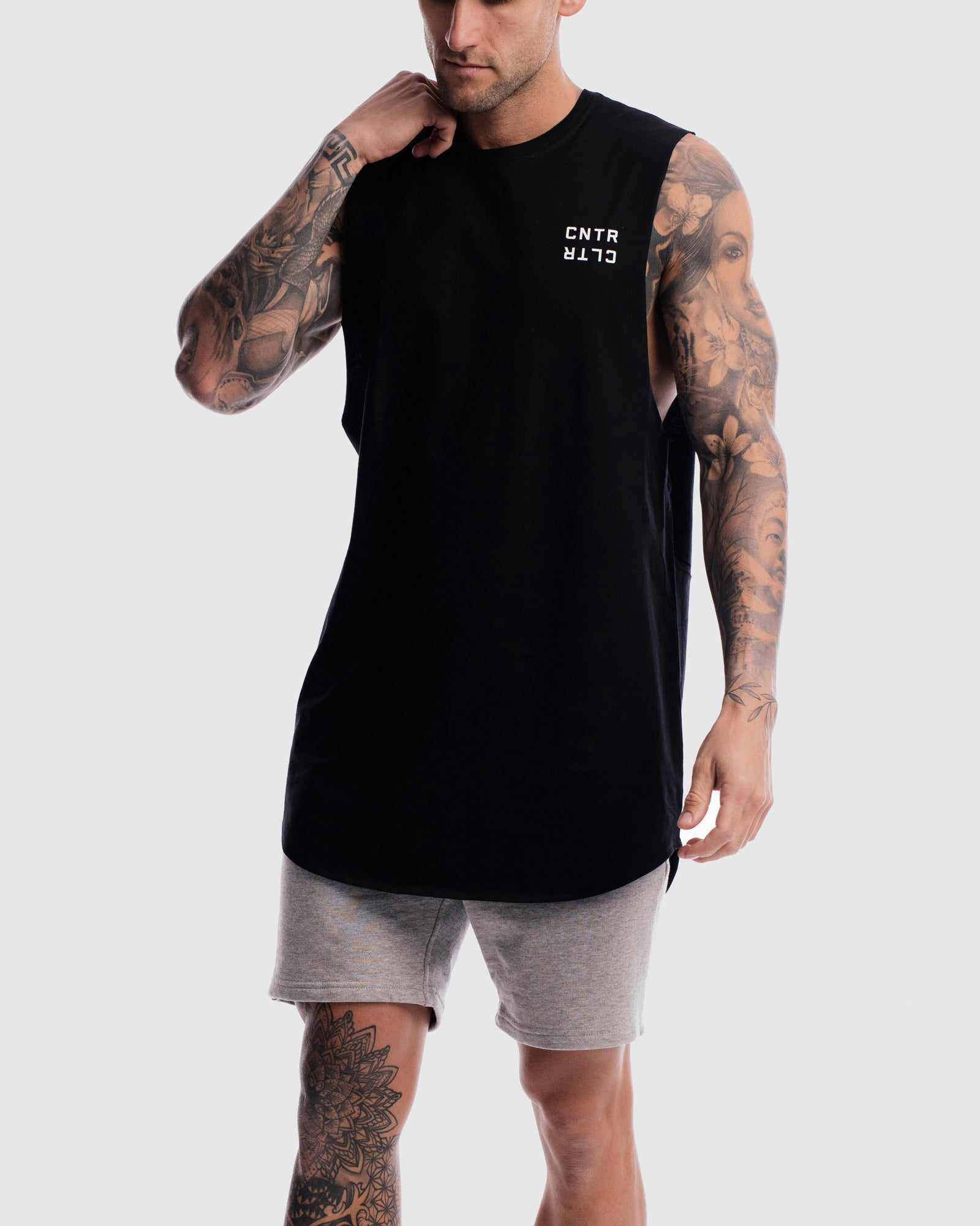 Geo Curved Hem Tank