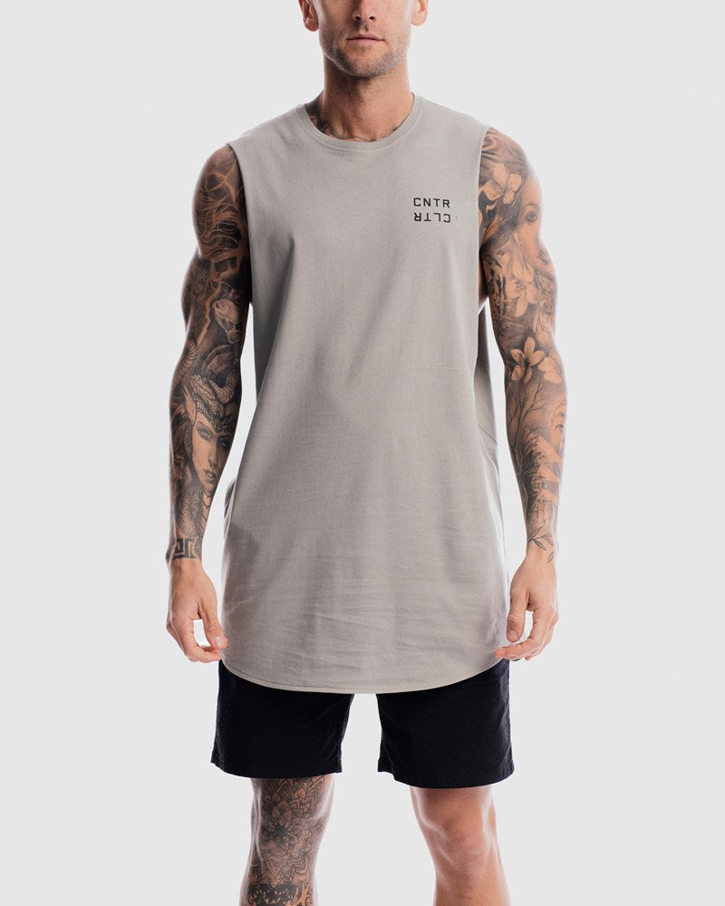 Geo Curved Hem Tank