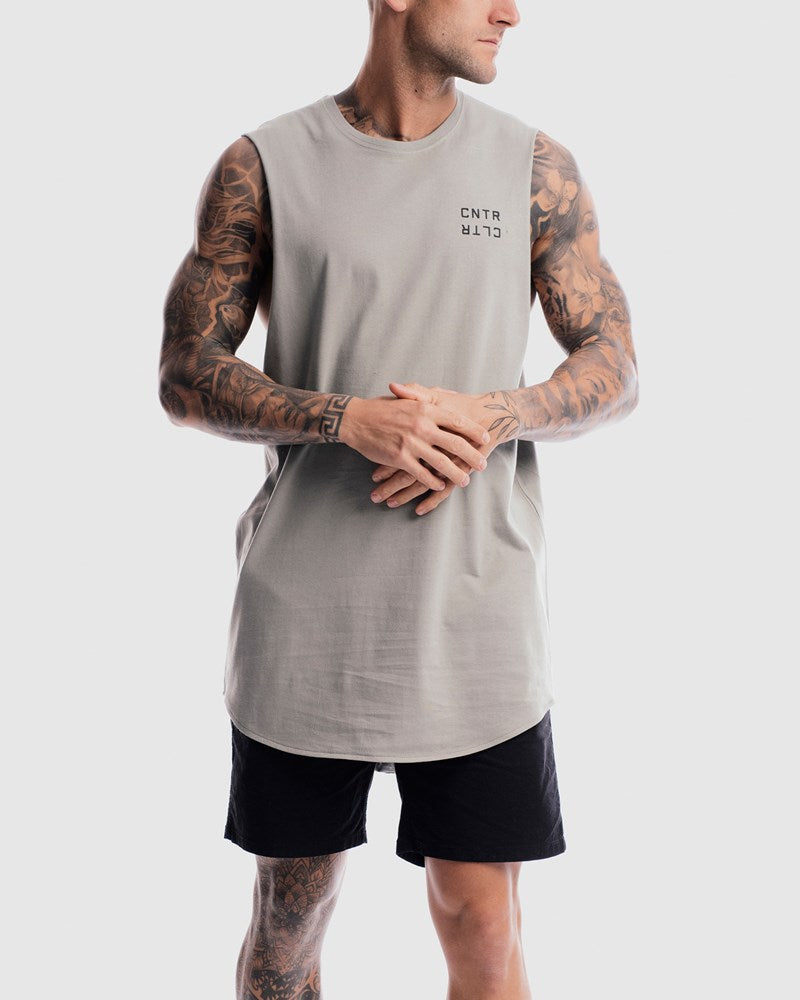 Geo Curved Hem Tank