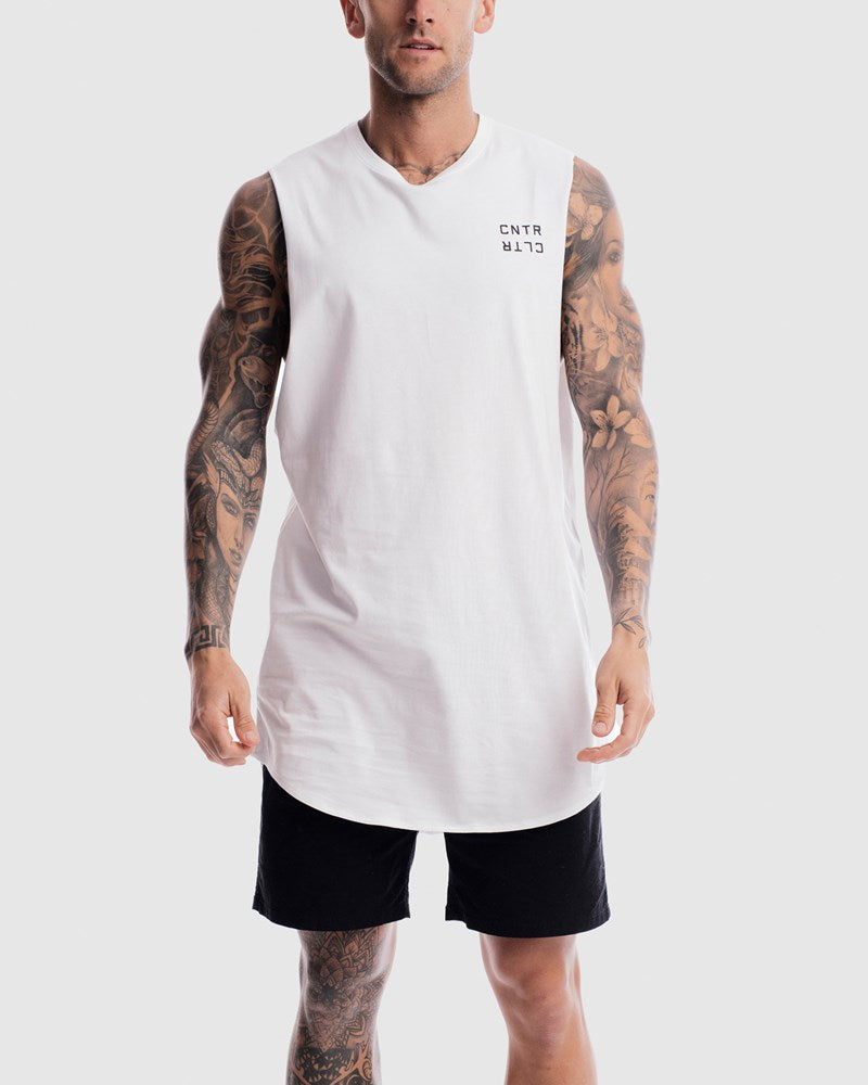 Geo Curved Hem Tank