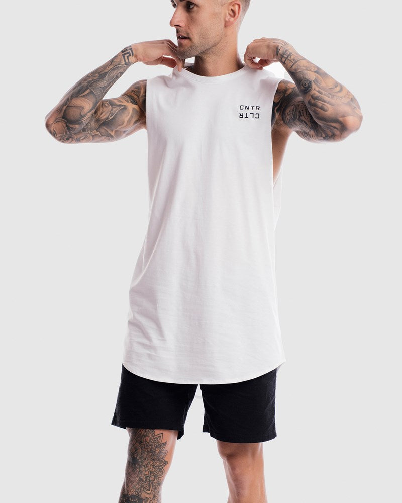 Geo Curved Hem Tank