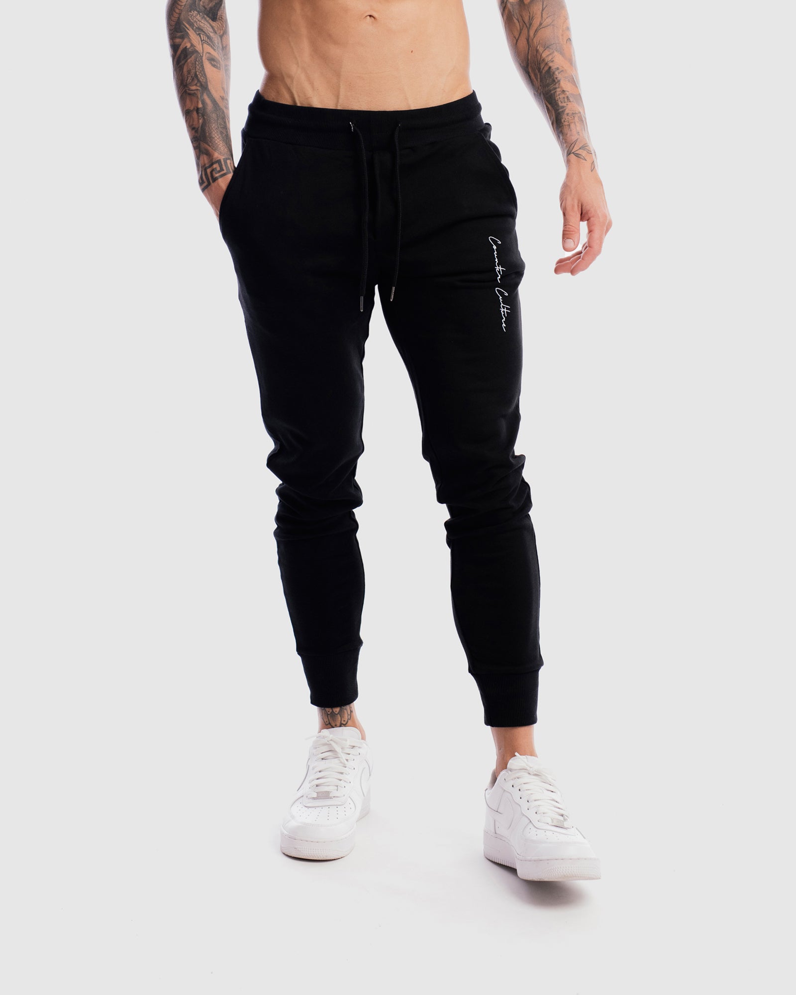 Autograph Embroidery Track Pant
